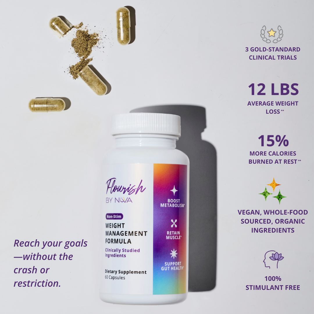 Flourish Weight Management + Digestive Health Supplement